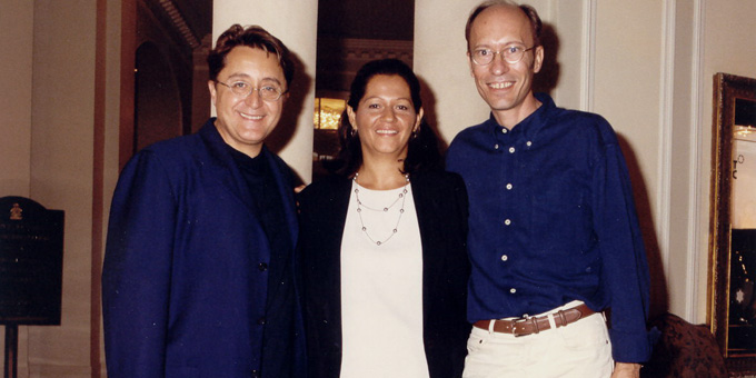 1999: con Victorio y Lucchino