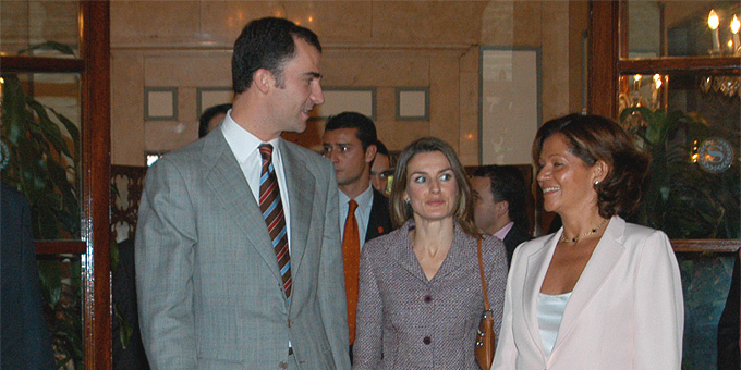 2003: con SS.AA.RR. los Príncipes de Asturias