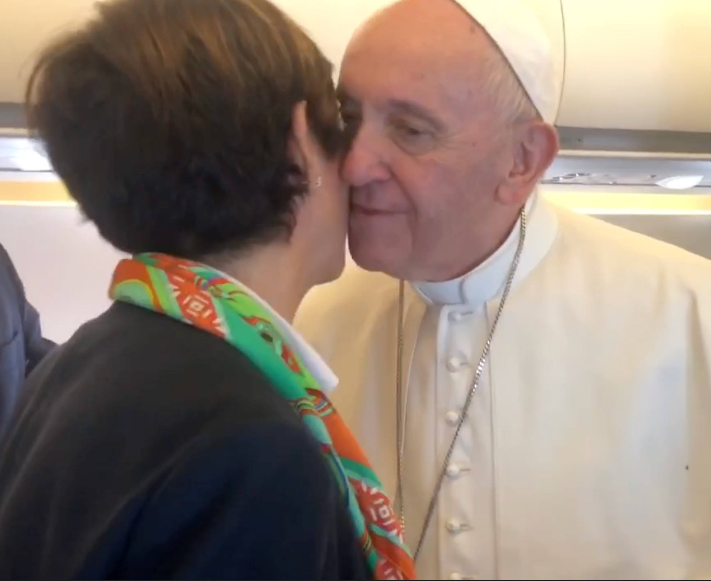 El beso del Papa Francisco, uno de mis últimos encuentros