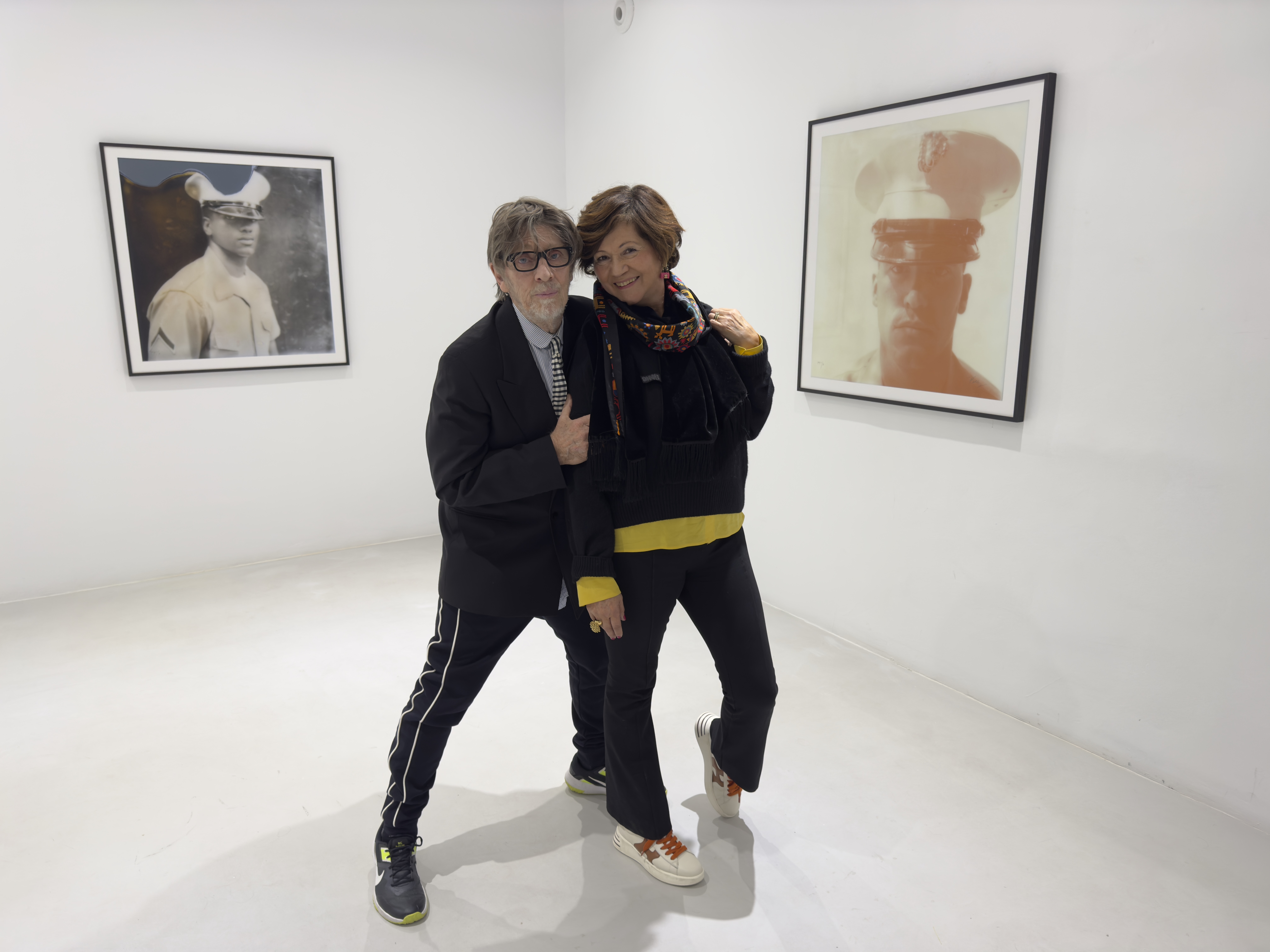 Con Christopher Makos, fotógrafo de Andy Warhol