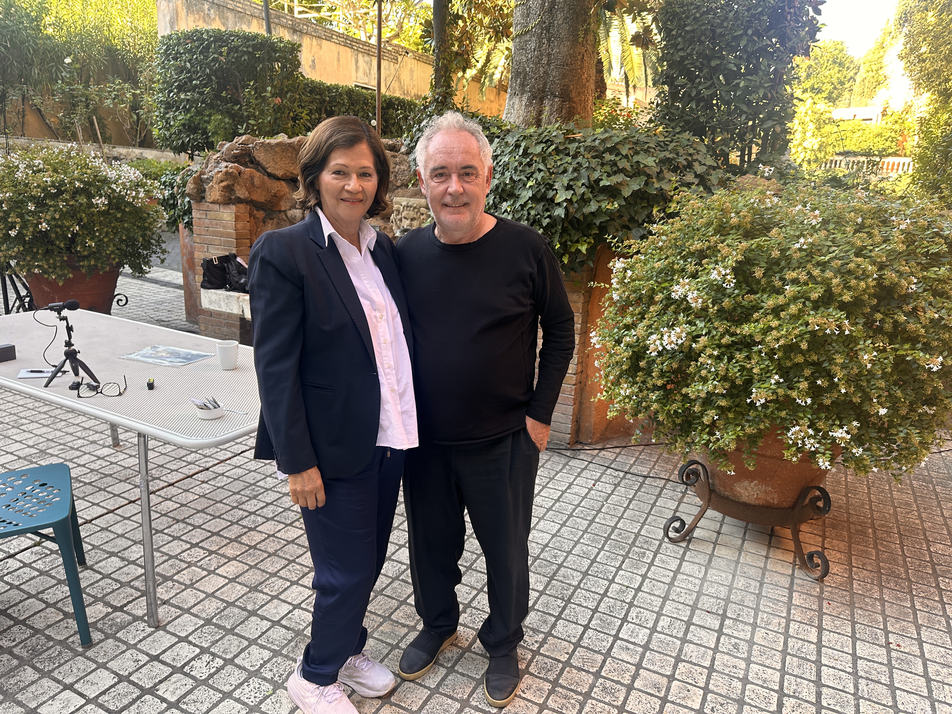 Con Ferrán Adrià