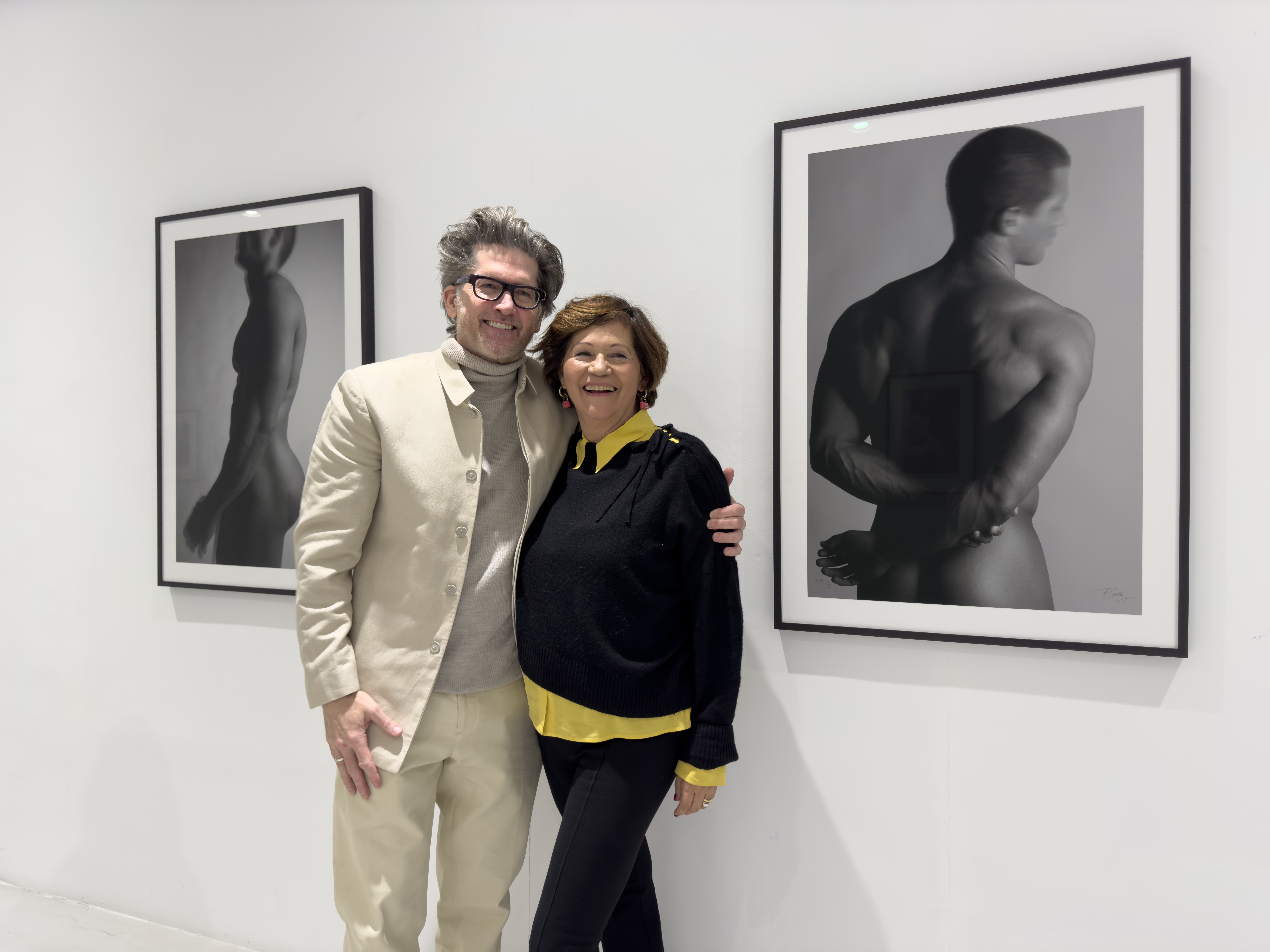 Con el fotógrafo Paul Solberg